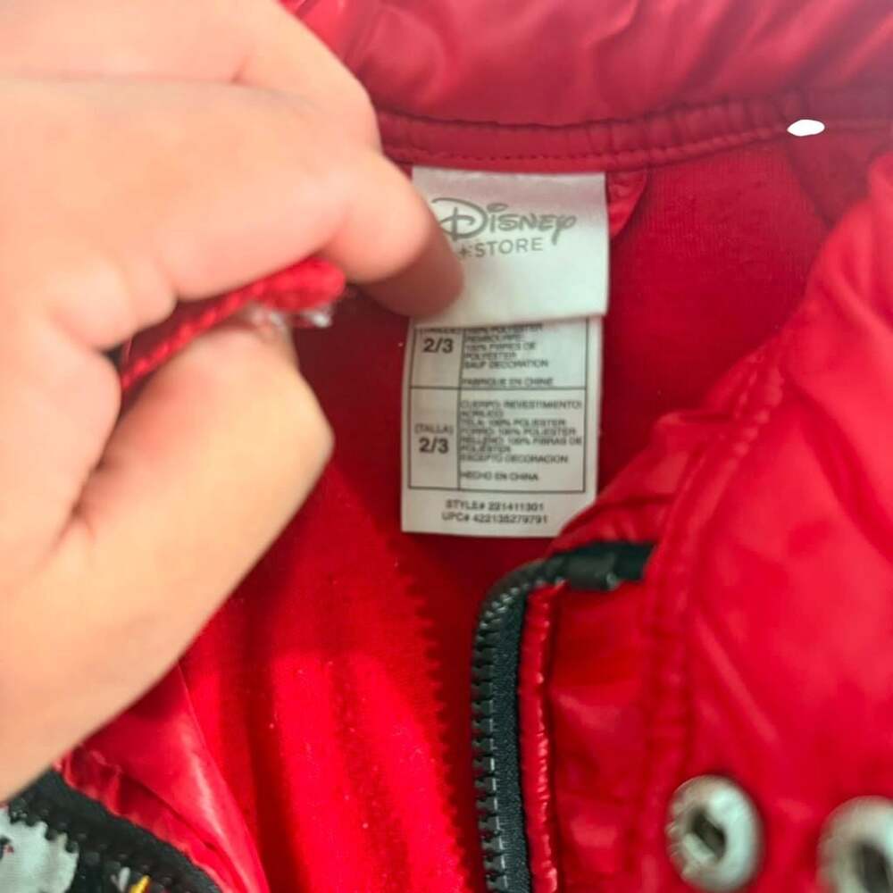 Disney Store Lightning McQueen Jacket, Size 2/3 sku68